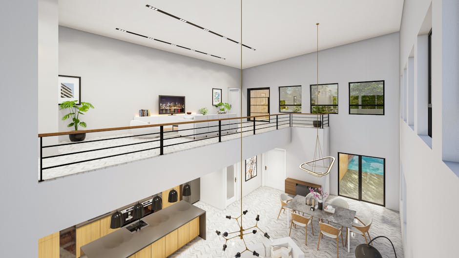 Render arquitectónico 3D hiperrealista de interiores - Modern Disegno